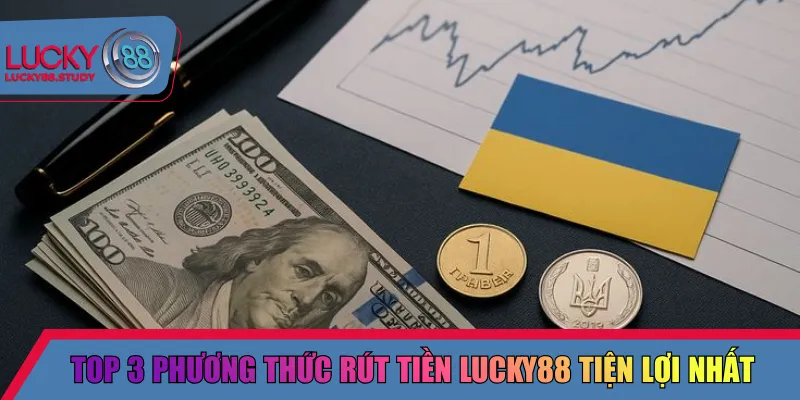 Top 3 phương thức rút tiền Lucky88 tiện lợi nhất 